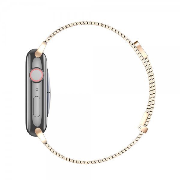 Dux Ducis Apple Watch 44/45/46mm/Apple Watch Ultra Armbånd Milanese Pro Series Gull