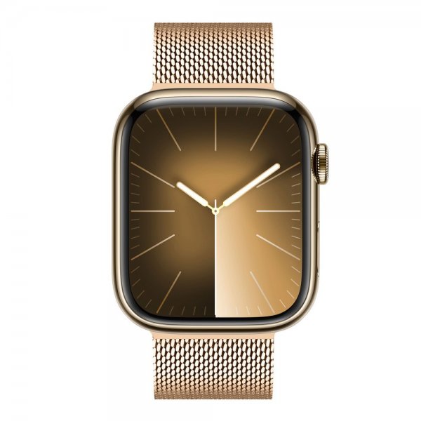 Dux Ducis Apple Watch 44/45/46mm/Apple Watch Ultra Armbånd Milanese Pro Series Gull