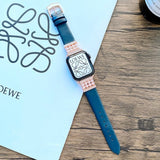Apple Watch 44/45/46mm/Apple Watch Ultra Armbånd Perler Blå