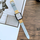 Apple Watch 44/45/46mm/Apple Watch Ultra Armbånd Perler Lys blå