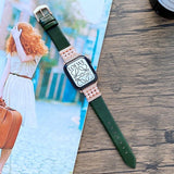 Apple Watch 44/45/46mm/Apple Watch Ultra Armbånd Perler Grønn