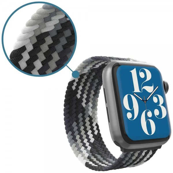 Gear4 Apple Watch 44/45/46mm/Apple Watch Ultra Armbånd Braided Watch Band Large Storm