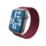Gear4 Apple Watch 44/45/46mm/Apple Watch Ultra Armbånd Braided Watch Band Medium Wine