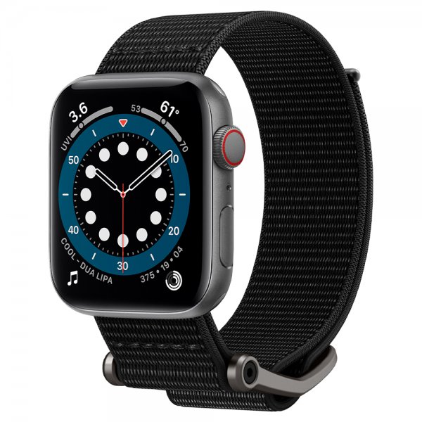 Spigen Apple Watch 44/45/46mm/Ultra 49mm Armbånd DuraPro Flex Svart