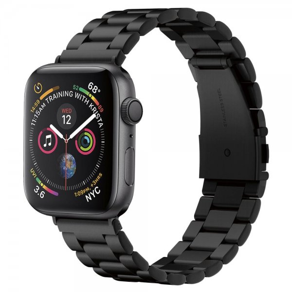 Spigen Apple Watch 42/44/45mm/Apple Watch Ultra Armbånd Modern Fit Svart