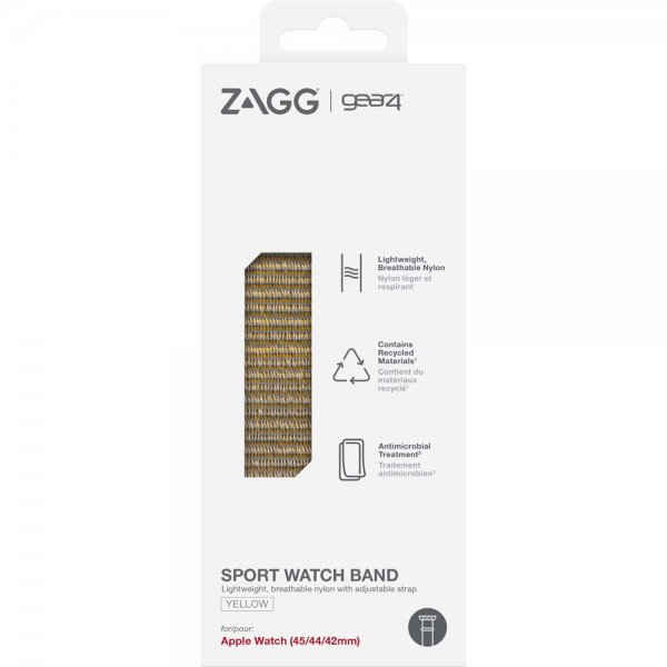 Gear4 Apple Watch 44/45/46mm/Apple Watch Ultra Armbånd Sport Watch Band Gul