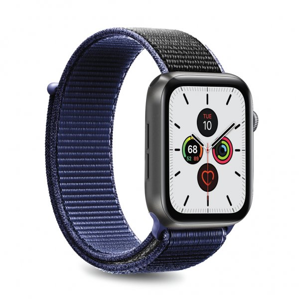 Puro Apple Watch 44/45/46mm/Apple Watch Ultra Armbånd Sport Band Blå