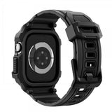 Spigen Apple Watch 42mm (Series 10/11) Armbånd Rugged Armor Pro 2 Matte Black