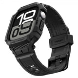 Spigen Apple Watch 42mm (Series 10/11) Armbånd Rugged Armor Pro 2 Matte Black
