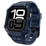 Spigen Apple Watch 42mm (Series 10/11) Armbånd Rugged Armor Pro 2 Navy Blue