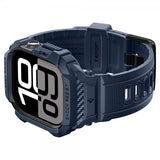 Spigen Apple Watch 42mm (Series 10/11) Armbånd Rugged Armor Pro 2 Navy Blue