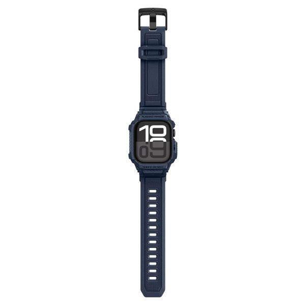 Spigen Apple Watch 42mm (Series 10/11) Armbånd Rugged Armor Pro 2 Navy Blue