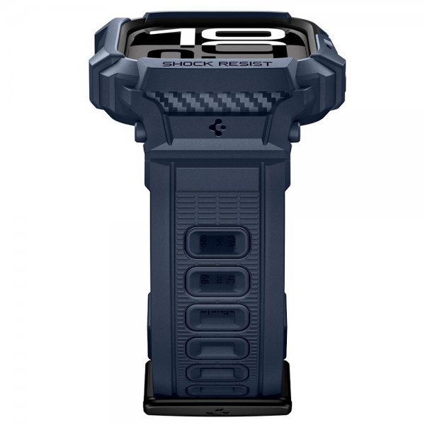 Spigen Apple Watch 42mm (Series 10/11) Armbånd Rugged Armor Pro 2 Navy Blue
