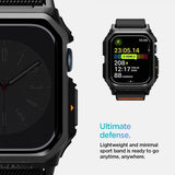Spigen Apple Watch 42mm (Series 10/11) Armbånd og Deksel Lite Fit Pro Matte Black