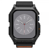 Spigen Apple Watch 42mm (Series 10/11) Armbånd og Deksel Lite Fit Pro Matte Black