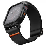 Spigen Apple Watch 42mm (Series 10/11) Armbånd og Deksel Lite Fit Pro Matte Black