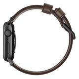 Nomad Apple Watch 44/45/46mm/Apple Watch Ultra Armbånd Modern Band Black Hardware Rustic Brown