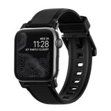 Nomad Apple Watch 44/45/46mm/Apple Watch Ultra Armbånd Rugged Band Black Hardware Svart
