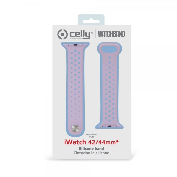 Celly Apple Watch 44/45/46mm Armbånd Watchband Rosa