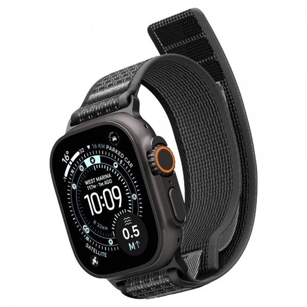 Spigen Apple Watch 44/45/46mm/Ultra 49mm Armbånd Athlex Air 2 Active Black Gray