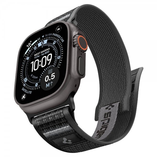 Spigen Apple Watch 44/45/46mm/Ultra 49mm Armbånd Athlex Air 2 Active Black Gray