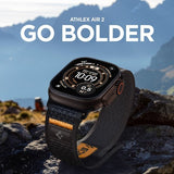 Spigen Apple Watch 44/45/46mm/Ultra 49mm Armbånd Athlex Air 2 Active Black Orange