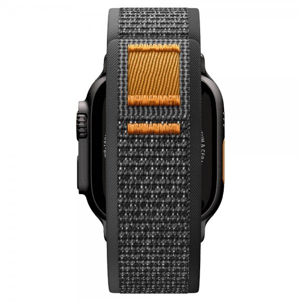 Spigen Apple Watch 44/45/46mm/Ultra 49mm Armbånd Athlex Air 2 Active Black Orange