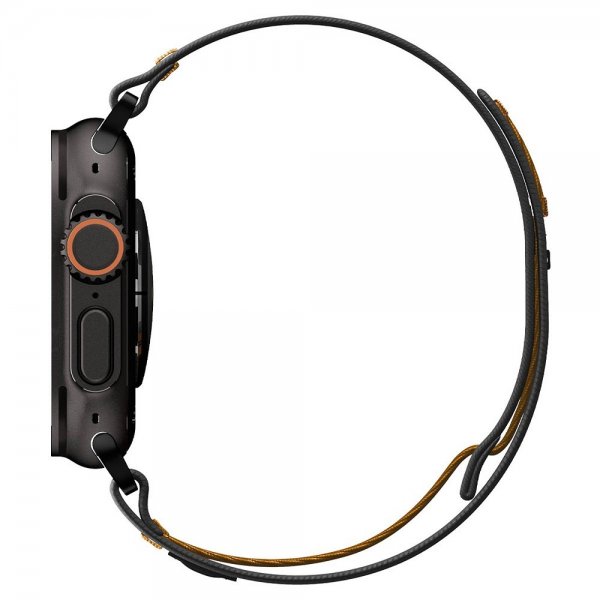 Spigen Apple Watch 44/45/46mm/Ultra 49mm Armbånd Athlex Air 2 Active Black Orange