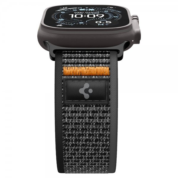 Spigen Apple Watch 44/45/46mm/Ultra 49mm Armbånd Athlex Air 2 Active Black Orange