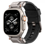Spigen Apple Watch 44/45/46mm/Ultra 49mm Armbånd DuraPro Armor PU Svart