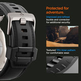 Spigen Apple Watch 44/45/46mm/Ultra 49mm Armbånd DuraPro Armor PU Svart