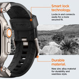 Spigen Apple Watch 44/45/46mm/Ultra 49mm Armbånd DuraPro Armor PU Svart