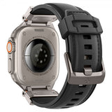 Spigen Apple Watch 44/45/46mm/Ultra 49mm Armbånd DuraPro Armor PU Svart