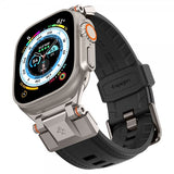 Spigen Apple Watch 44/45/46mm/Ultra 49mm Armbånd DuraPro Armor PU Svart