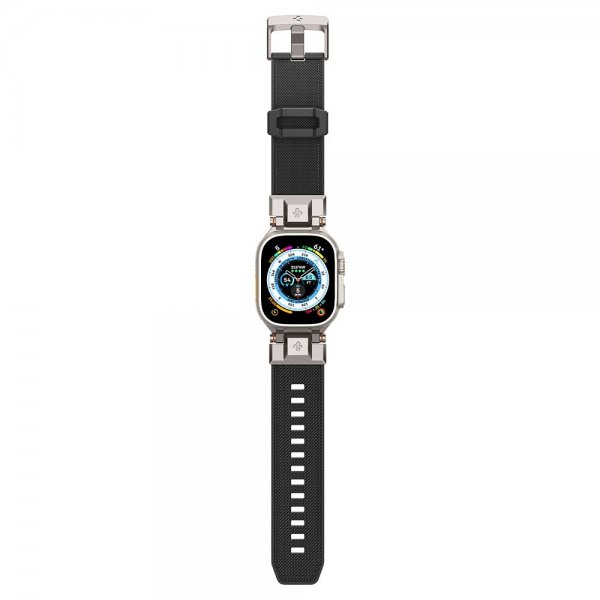 Spigen Apple Watch 44/45/46mm/Ultra 49mm Armbånd DuraPro Armor Svart