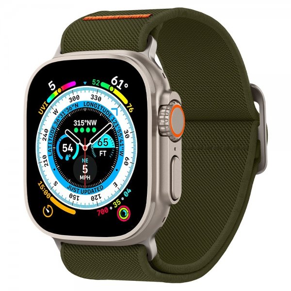 Spigen Apple Watch 44/45/46mm/Ultra 49mm Armbånd Lite Fit Ultra Khaki