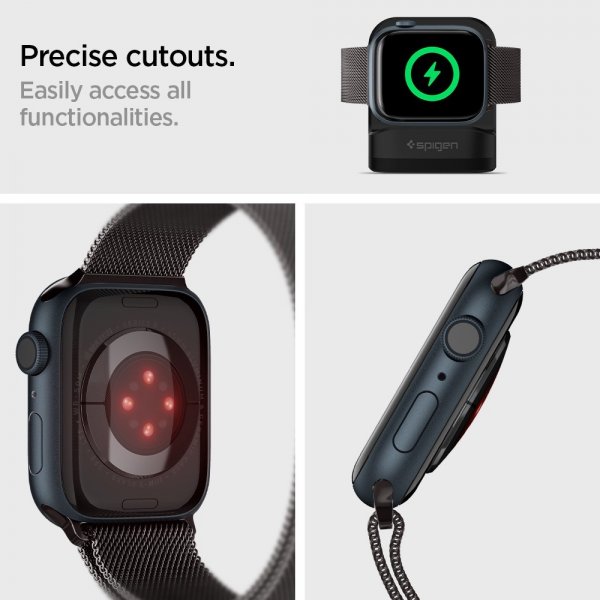 Spigen Apple Watch 44/45/46mm/Ultra 49mm Armbånd Metal Fit Graphite