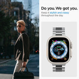 Spigen Watch 44mm/Watch 45mm/Watch 46mm/Watch Ultra 49mm Armbånd Modern Fit 316L Sølv