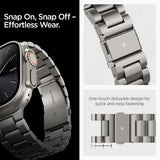 Spigen Apple Watch 44/45/46mm/Ultra 49mm Armbånd Modern Fit Titanium Natural Titanium