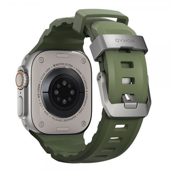 Nomad Apple Watch 44/45/46mm/Ultra 49mm Armbånd Rocky Point Natural Forest