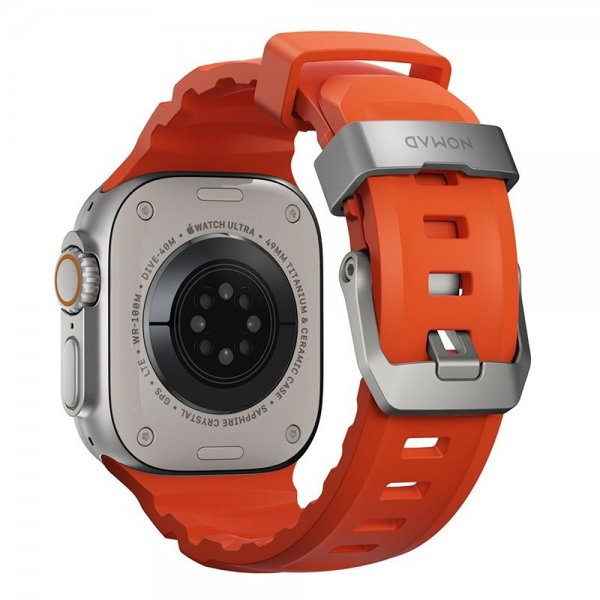 Nomad Apple Watch 44/45/46mm/Ultra 49mm Armbånd Rocky Point Natural Magma
