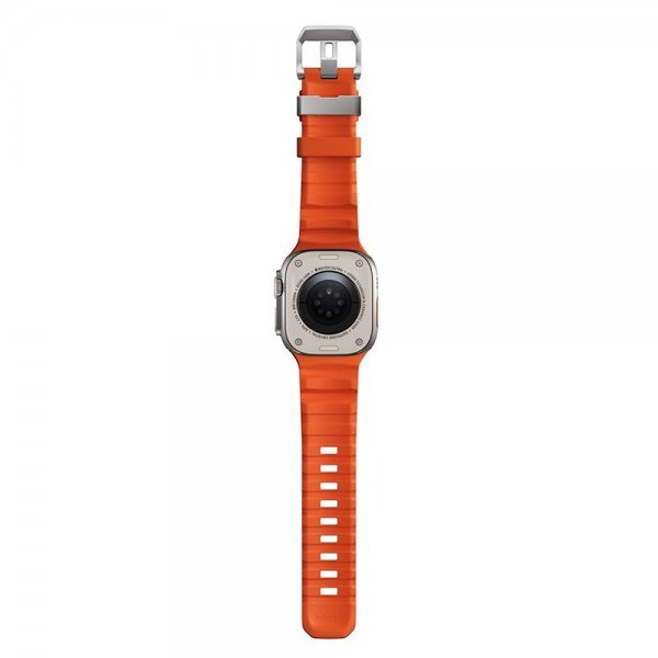 Nomad Apple Watch 44/45/46mm/Ultra 49mm Armbånd Rocky Point Natural Magma