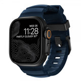 Nomad Apple Watch 44/45/46mm/Ultra 49mm Armbånd Rocky Point Svart Atlantic