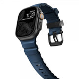 Nomad Apple Watch 44/45/46mm/Ultra 49mm Armbånd Rocky Point Svart Atlantic