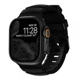 Nomad Apple Watch 44/45/46mm/Ultra 49mm Armbånd Rocky Point Svart Carbon Black