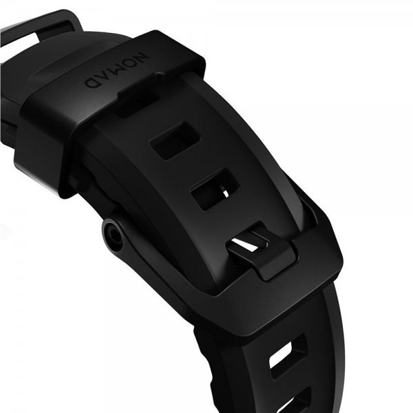 Nomad Apple Watch 44/45/46mm/Ultra 49mm Armbånd Rocky Point Svart Carbon Black