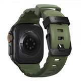 Nomad Apple Watch 44/45/46mm/Ultra 49mm Armbånd Rocky Point Svart Forest