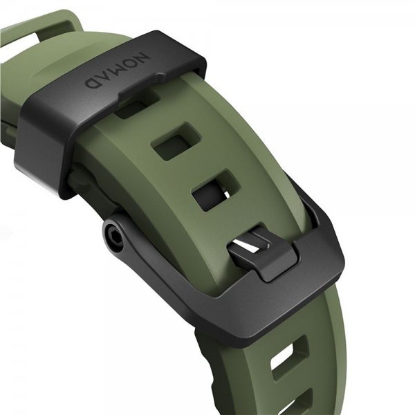 Nomad Apple Watch 44/45/46mm/Ultra 49mm Armbånd Rocky Point Svart Forest