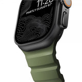 Nomad Apple Watch 44/45/46mm/Ultra 49mm Armbånd Rocky Point Svart Forest