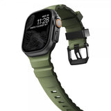 Nomad Apple Watch 44/45/46mm/Ultra 49mm Armbånd Rocky Point Svart Forest